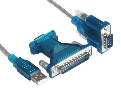USB to RS232线与DB25P to USB线 深圳市达特环宇电子线材的电脑连接方案
